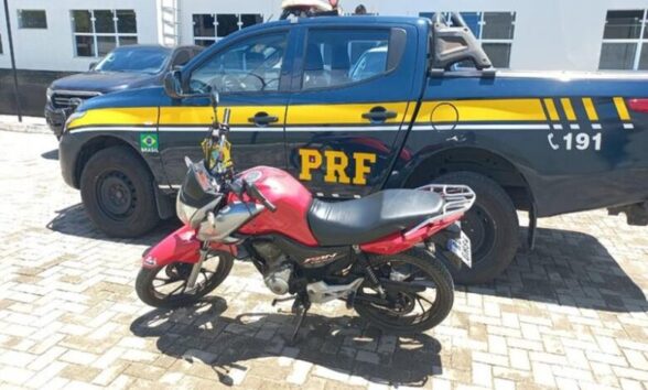 Moto roubada PRF