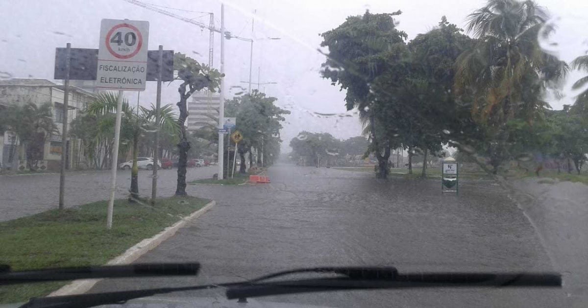 Chuvas avenida Soares Lopes