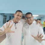 À esquerda Daniel da Saúde e à direita Bento Lima
