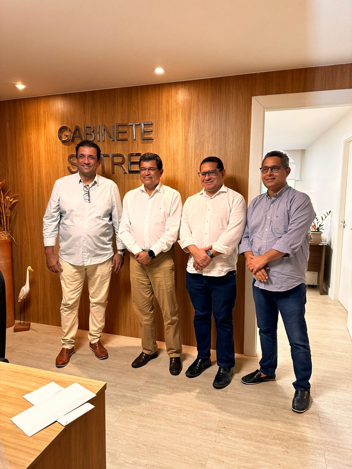 Mario Alexandre, Davidson Magalhães, Bento Lima e Ari Santos