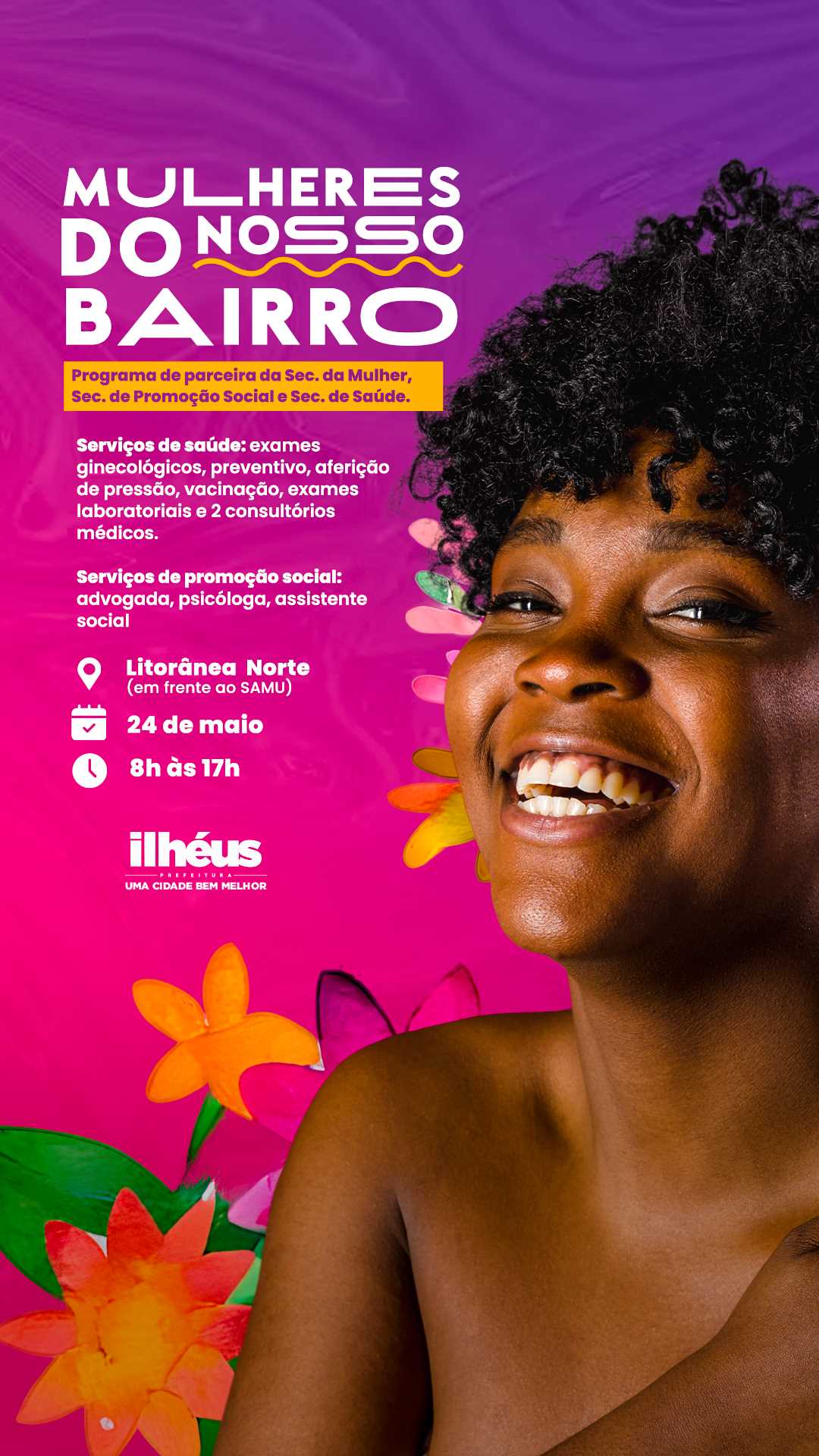 Projeto Mulheres do Nosso Bairro: cuidando da saúde e bem-estar da mulher ilheense