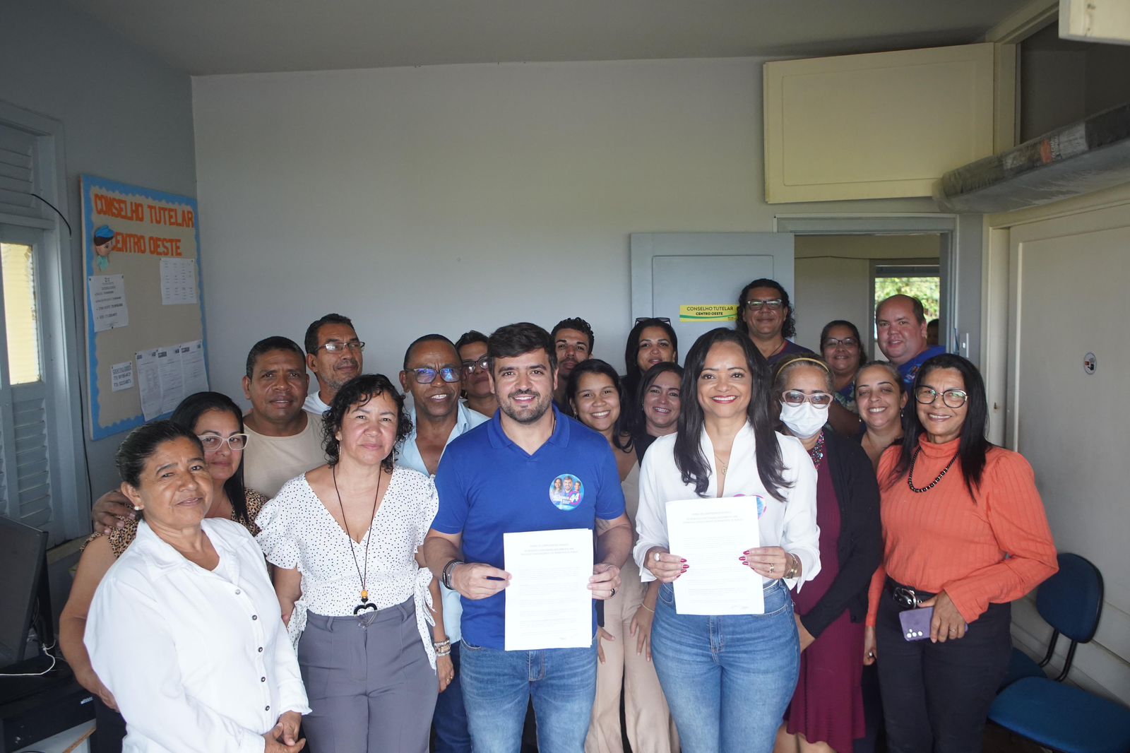 Conselho tutelar Valderico Junior e Wanessa Gedeon