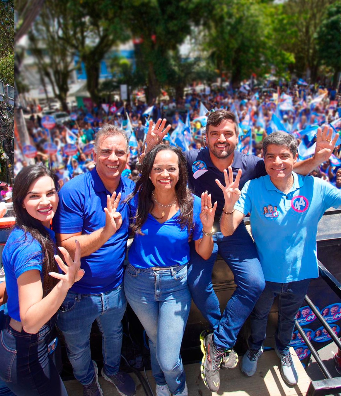 ACM Neto e Valderico Junior
