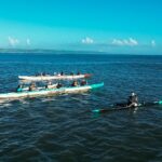 Canoa canoagem polinésia