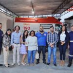 Visita Valderico Junior e Wanessa Gedeon SAMU