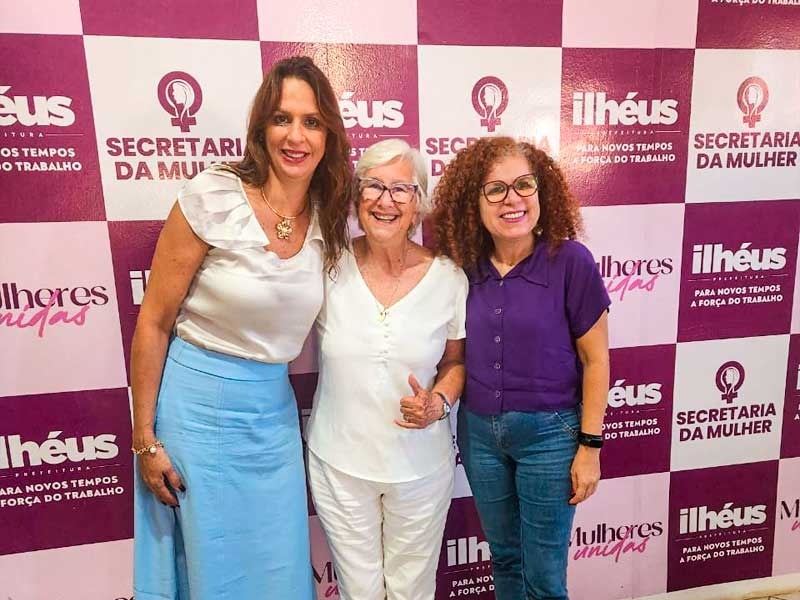 Carla Serafim, Rúbia Carvalho e Professora Enilda