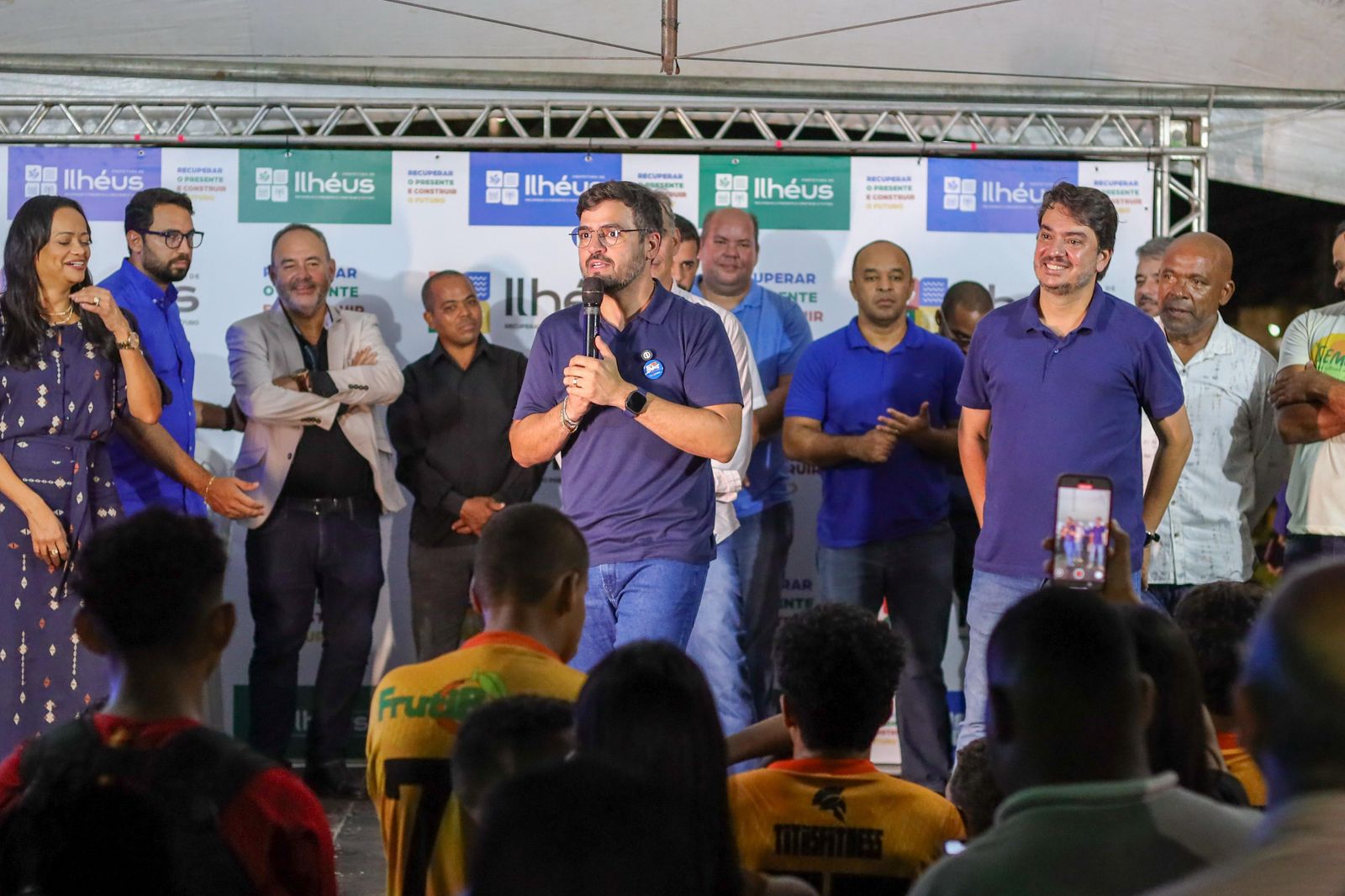 Inauguração praça Savóia ilhéus valderico