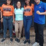 Agentes de saúde Daniel e Leidinha Xavier em Brasília