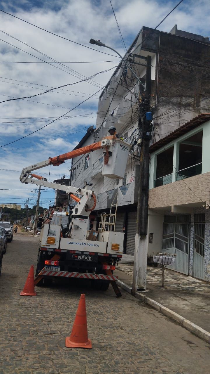 Troca iluminação