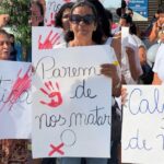 Manifestação mulheres mortas