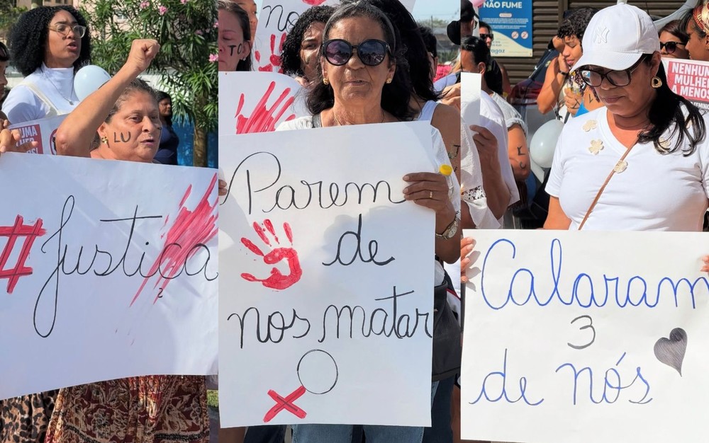 Manifestação mulheres mortas