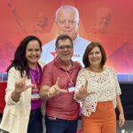 NA FOTO: CAMILE MALTEZ, EDNEI MENDONÇA E ADÉLIA PINHEIRO (Arquivo PT Ilhéus)