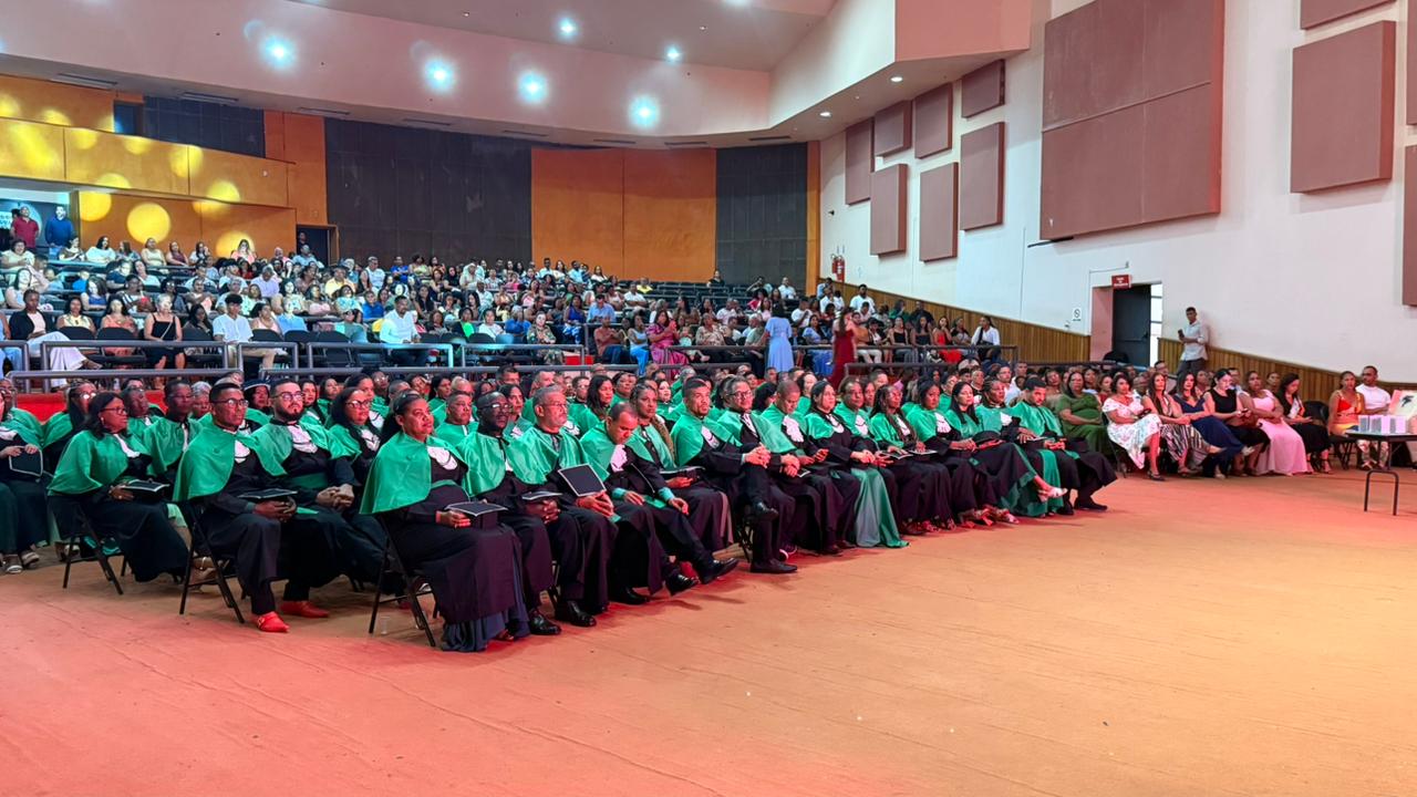 Formatura dos agentes de saúde