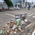 Entulho descarte irregular Pontal