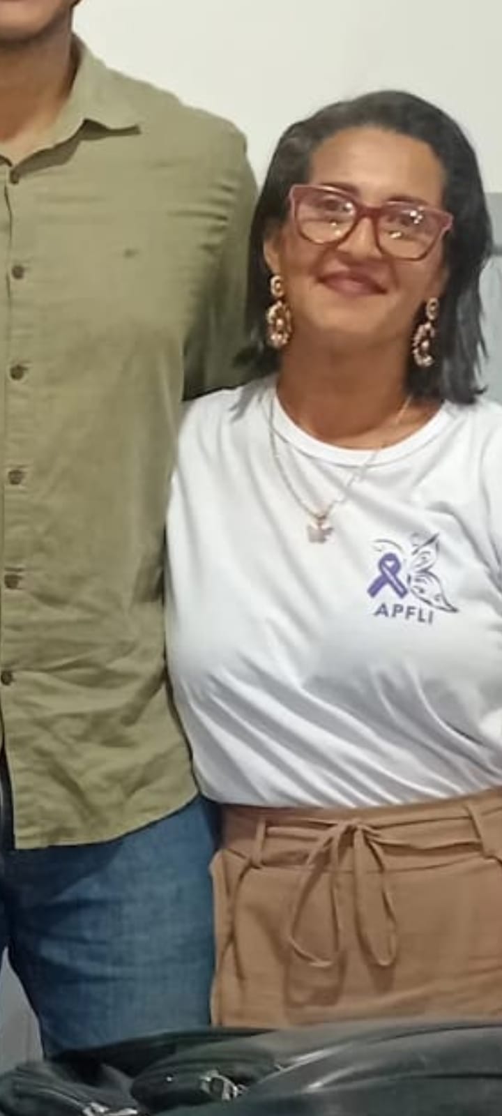 Meire da associação de Fibromialgia