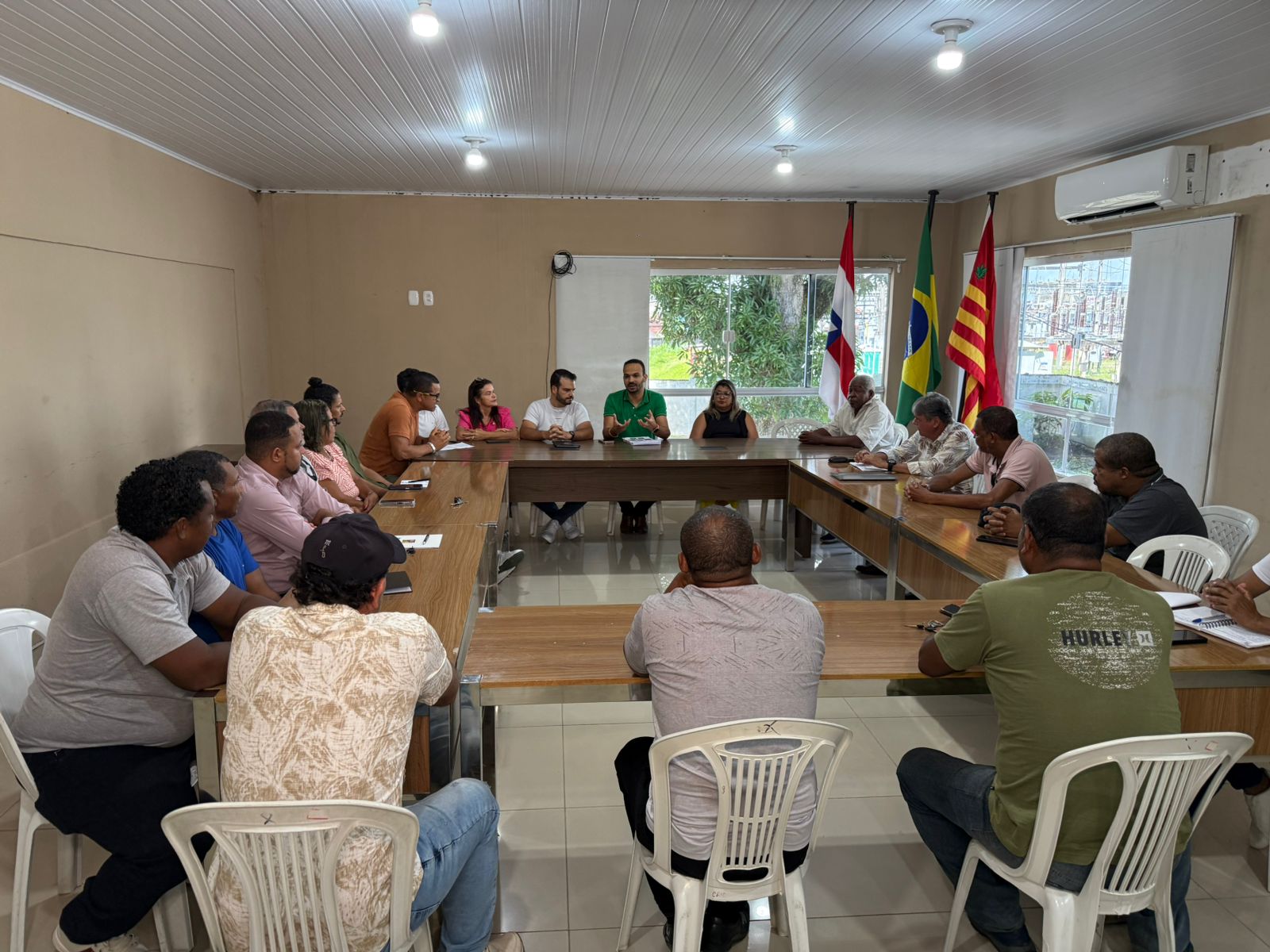 Prefeitura reunião de administradores de bairro