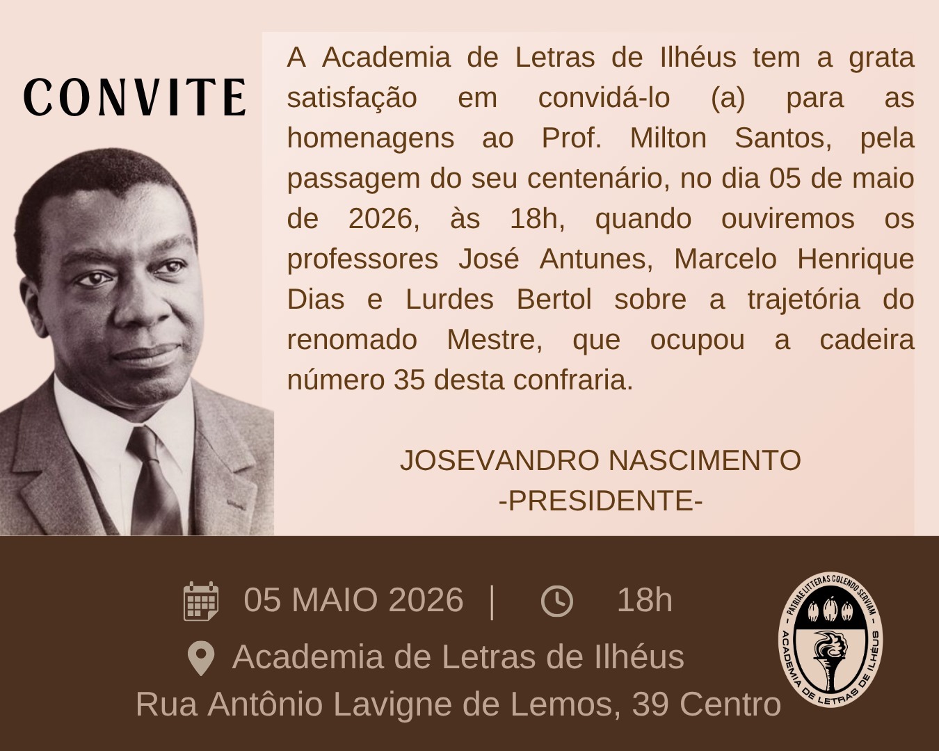 Academia de Letras Milton Santos