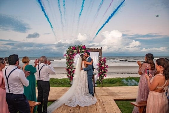 casamento na praia Canabrava