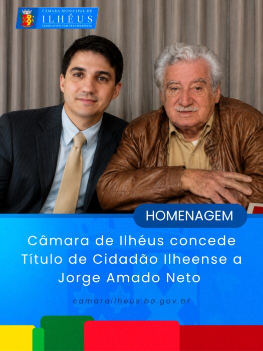 Camara de Ilhéus título Jorge Amado