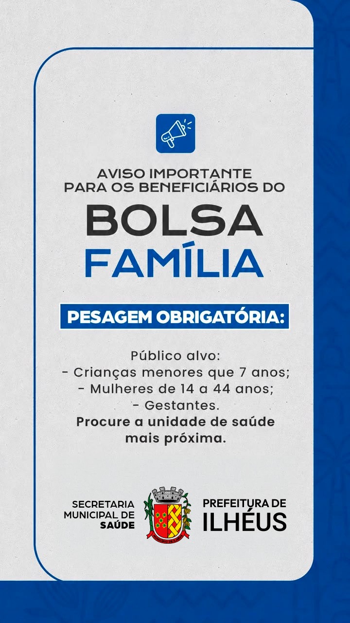 Pesagem Bolsa Família