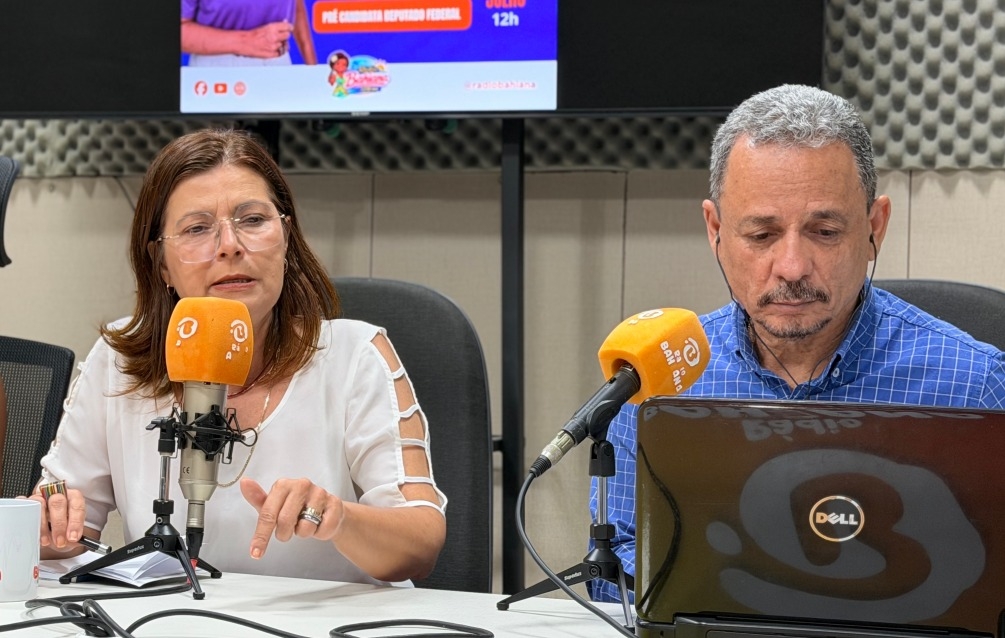 Adélia Pinheiro na Rádio Bahiana