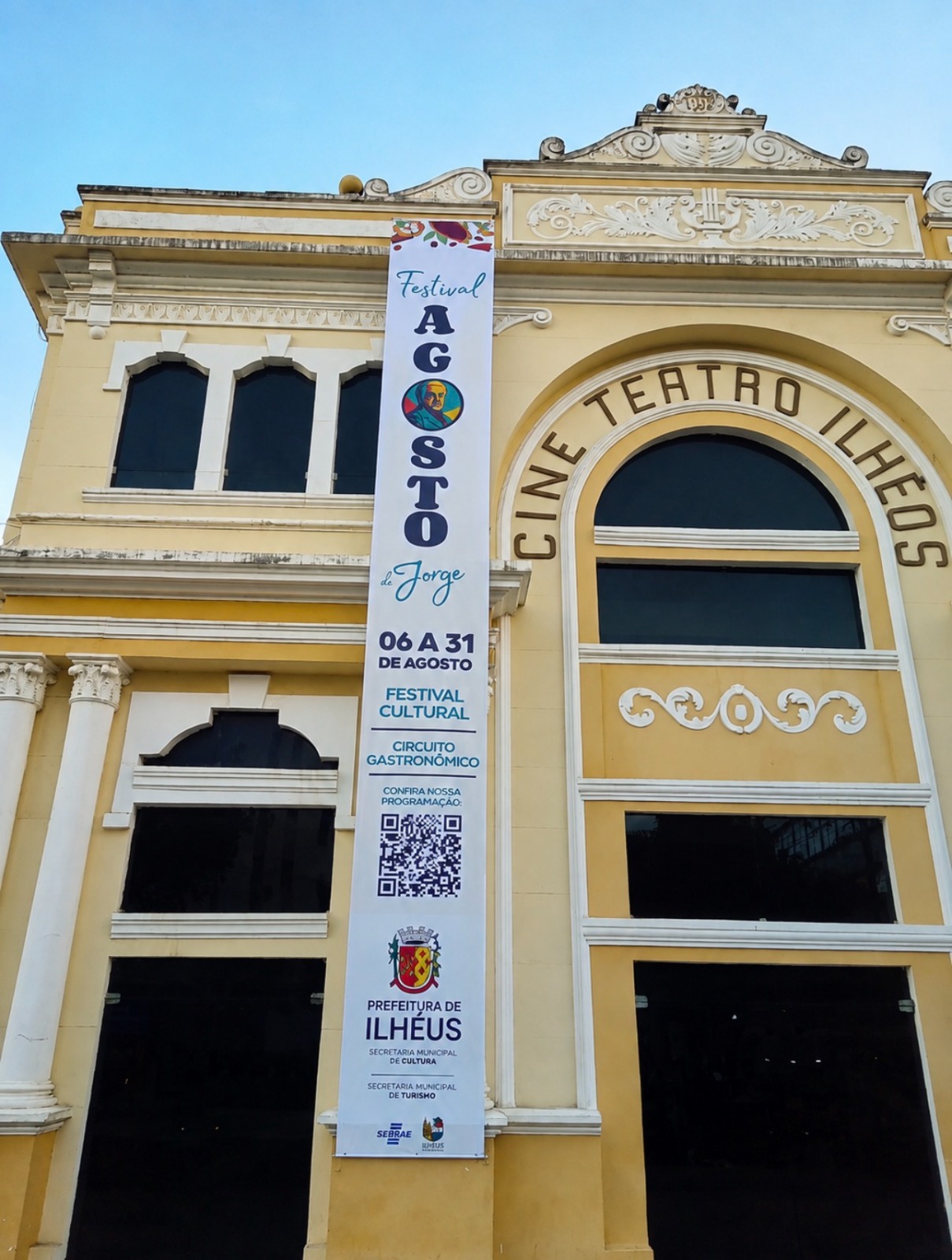 Teatro Municipal de Ilhéus agosto de Jorge Amado