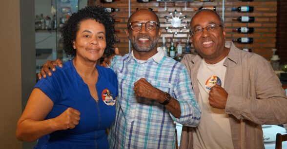Bebeto e coronel Serpa