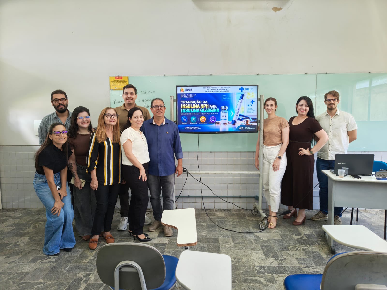 Treinamento insulina saúde