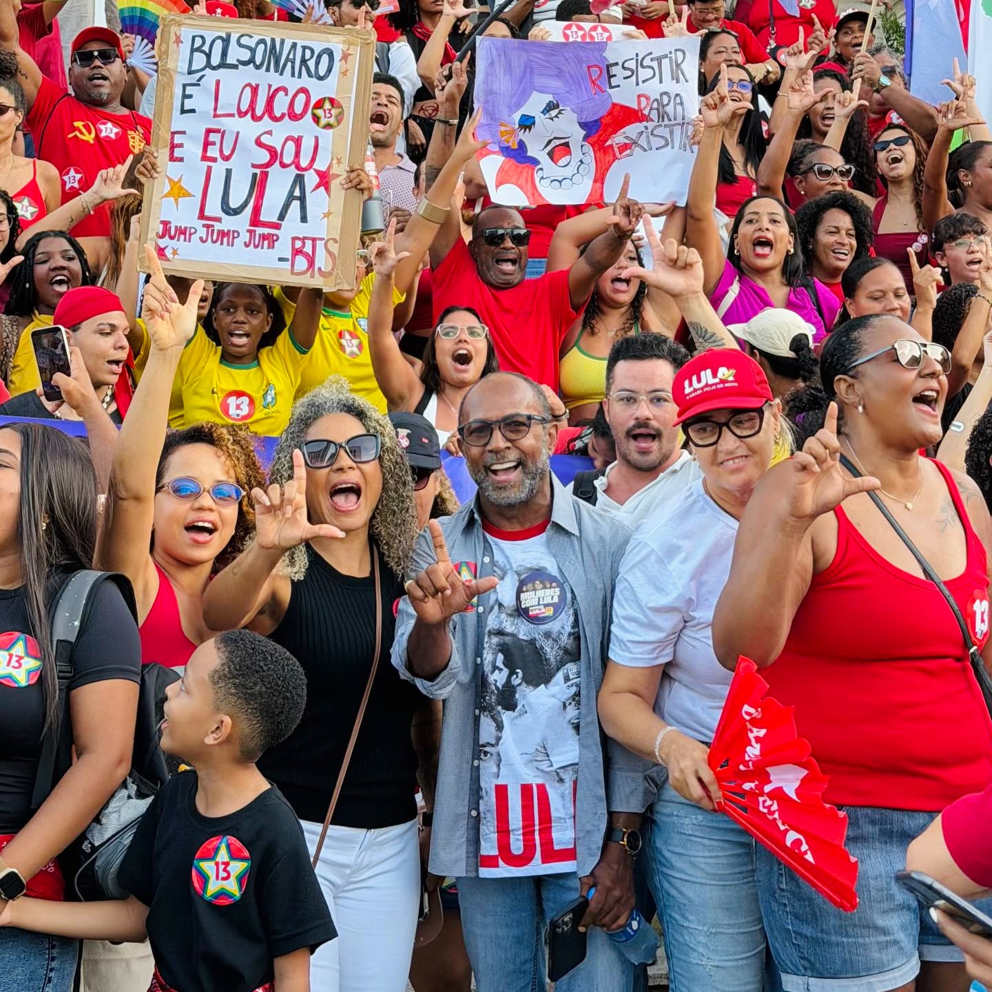 Bebeto ato pro lula
